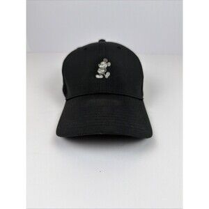 NIKE Mickey Mouse Disney Parks Adjustable Hat Black Legacy91 Dri-Fit OSFA Cap